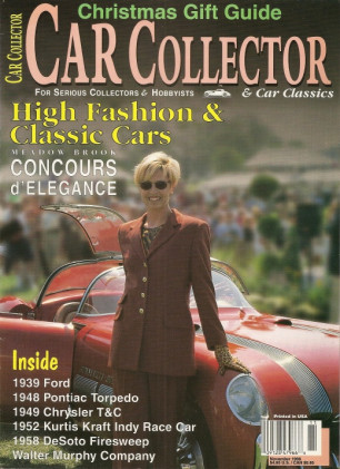 CAR COLLECTOR & CAR CLASSICS 1996 NOV - '39 FORD, '48 TORPEDO,'52 KIRTIS KRAFT